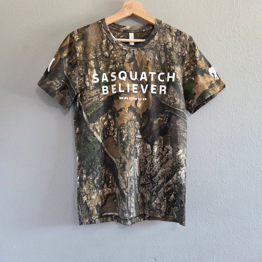 Ford Bronco Sasquatch Believer Camo Tee Small